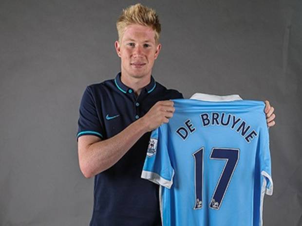 PAY Kevin De Bruyne signs for Manchester City